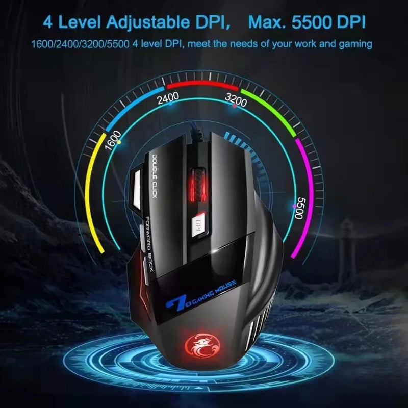 Mouse Gamer Laser X7 USB