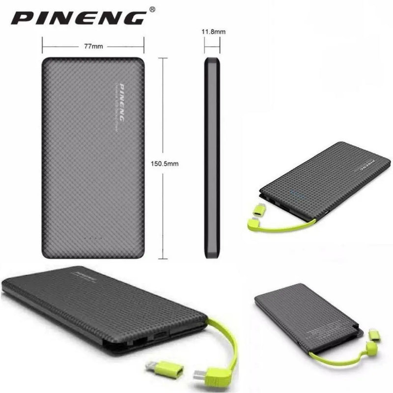 Power Bank Pineng 10.000mAh IPhone/V8 Portable Charger