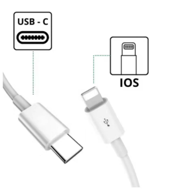 Cabo Tipo-C/Lightning para Iphones