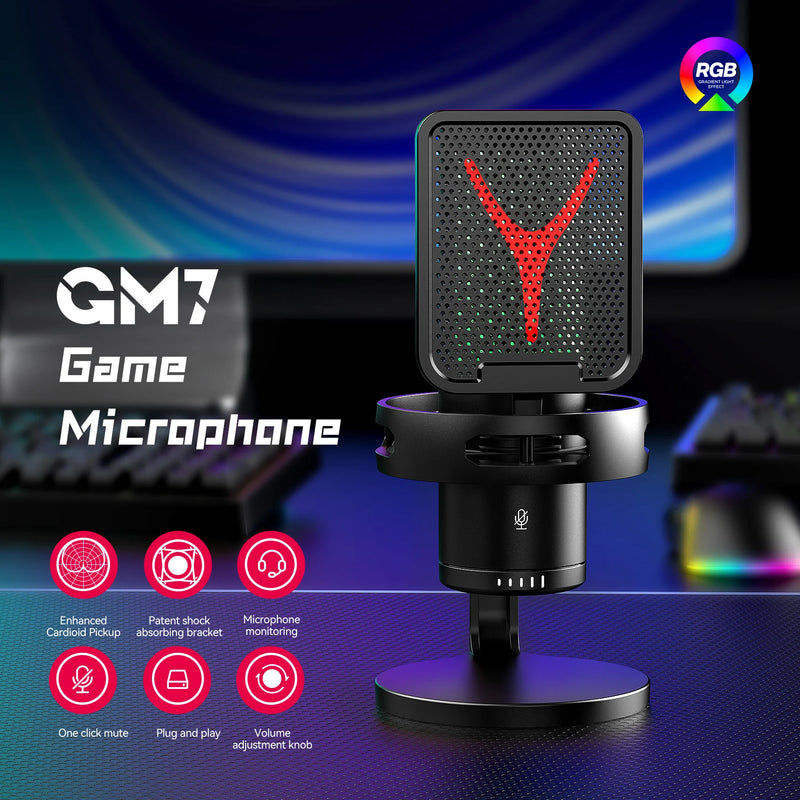 Microfone Gamer Profissional Yanmai GM7