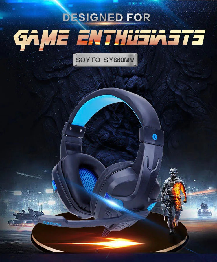 Headset Gamer Soyto SY860mv